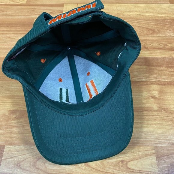 Miami Hurricanes ACC Hat Cap Big Logo Adjustable EUC - Picture 5 of 9